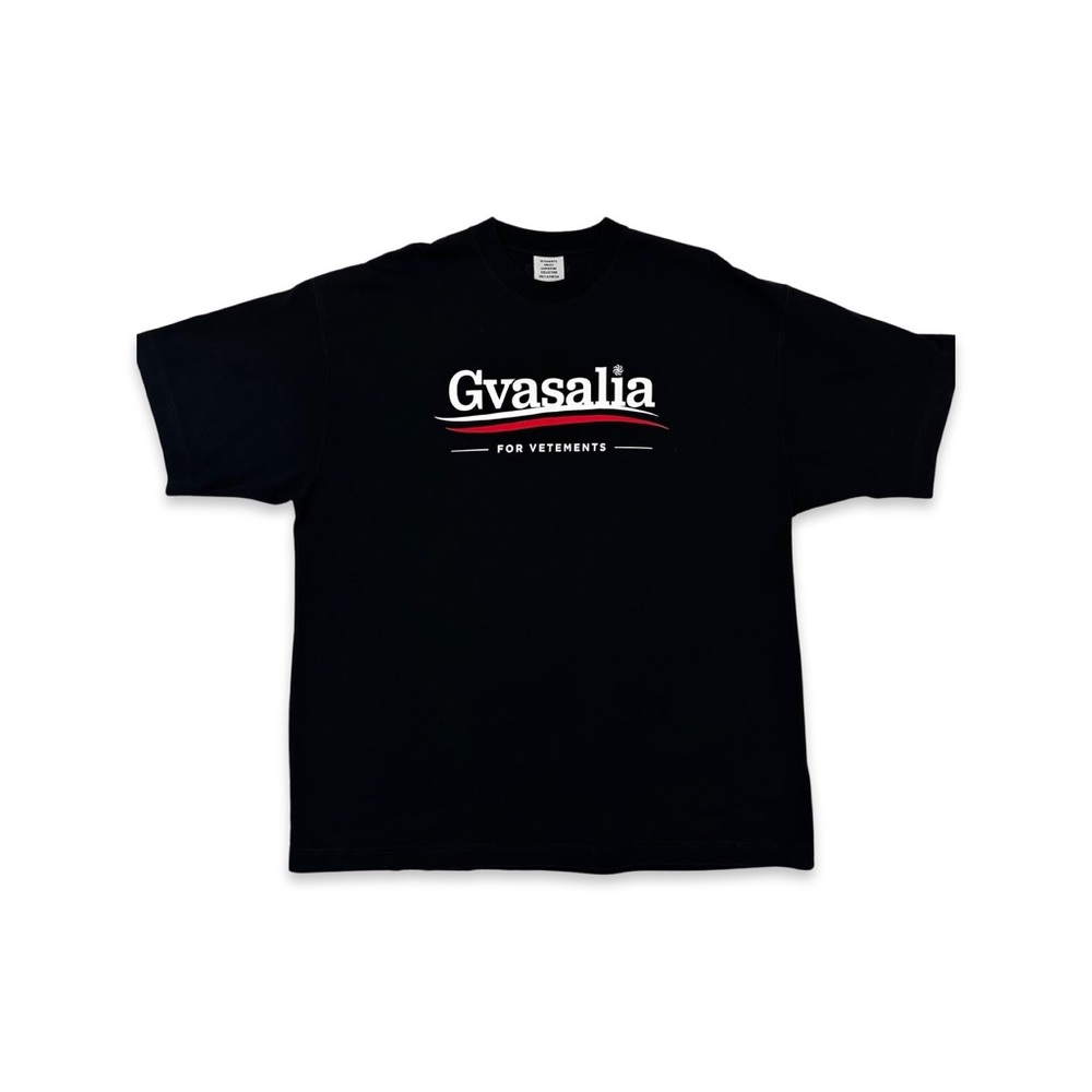 VETEMENTS " Gvasalia for Vetements " Campaign T Shirt ( Front & Back Print )